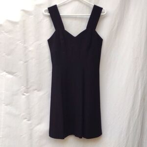 Casual Corner Wide Straps Little Black Dress 4P